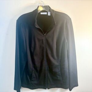 Weekends by Chico’s Black Lightweight Jacket